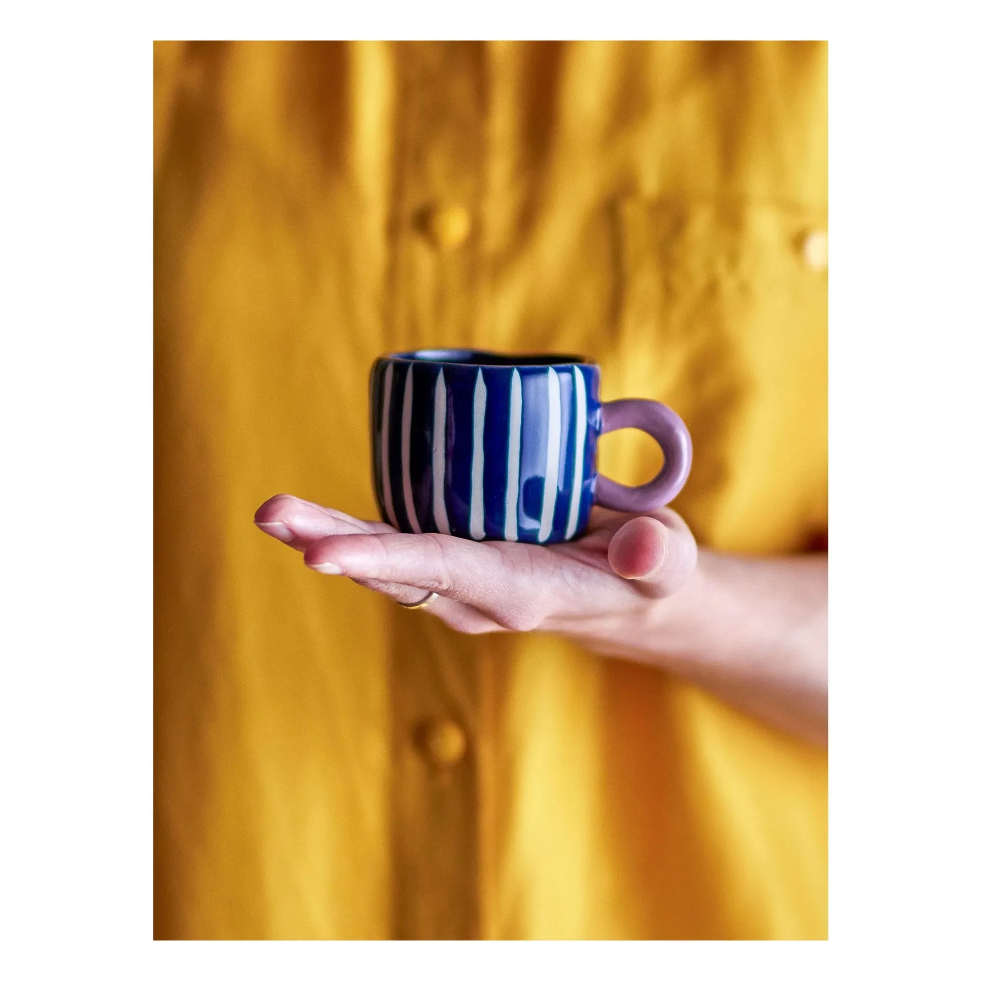 Bloomingville - Steinzeug-Tasse Nini | Blau