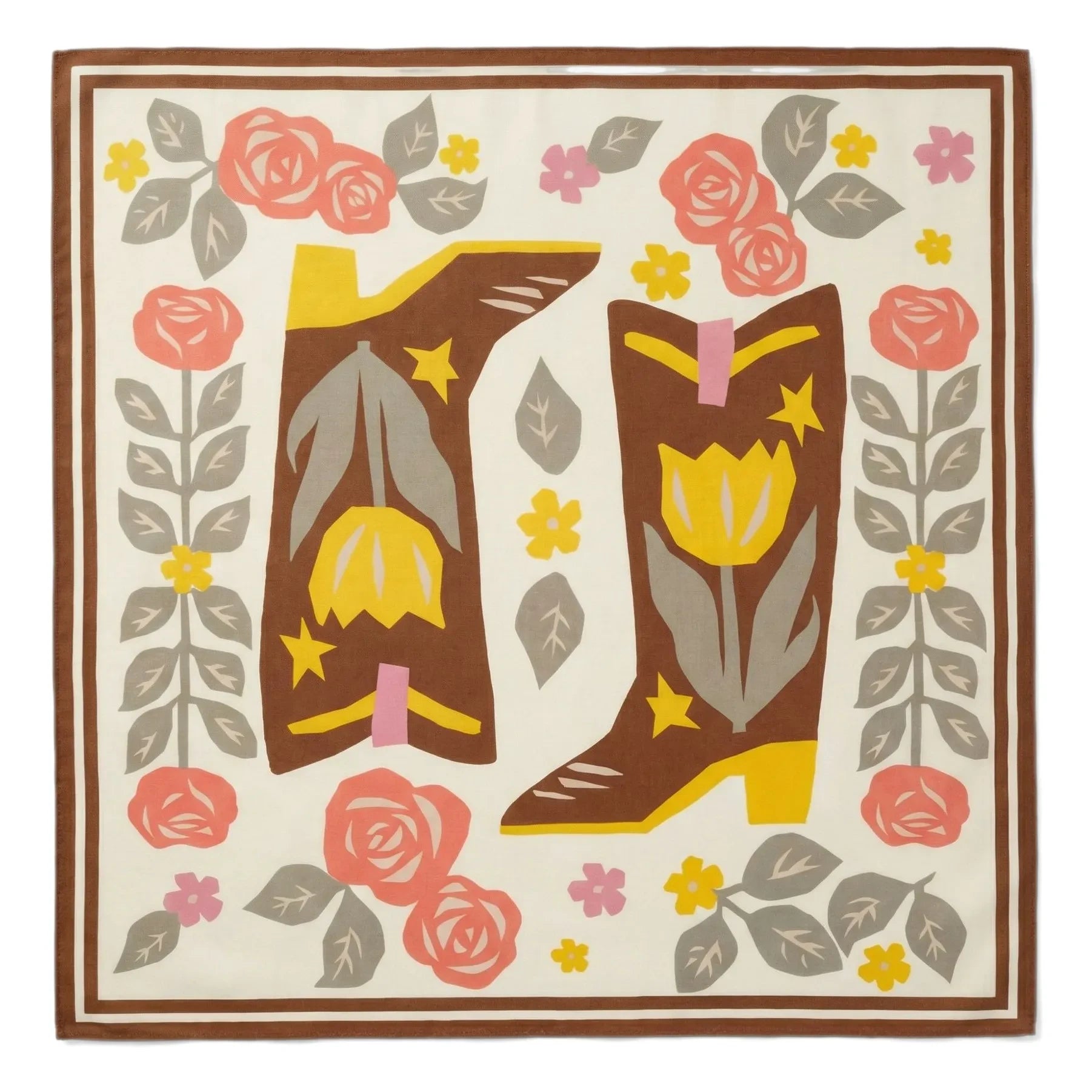 Hundred Pieces - Scarf Elyne Stiefel | Gebrochenes Weiß