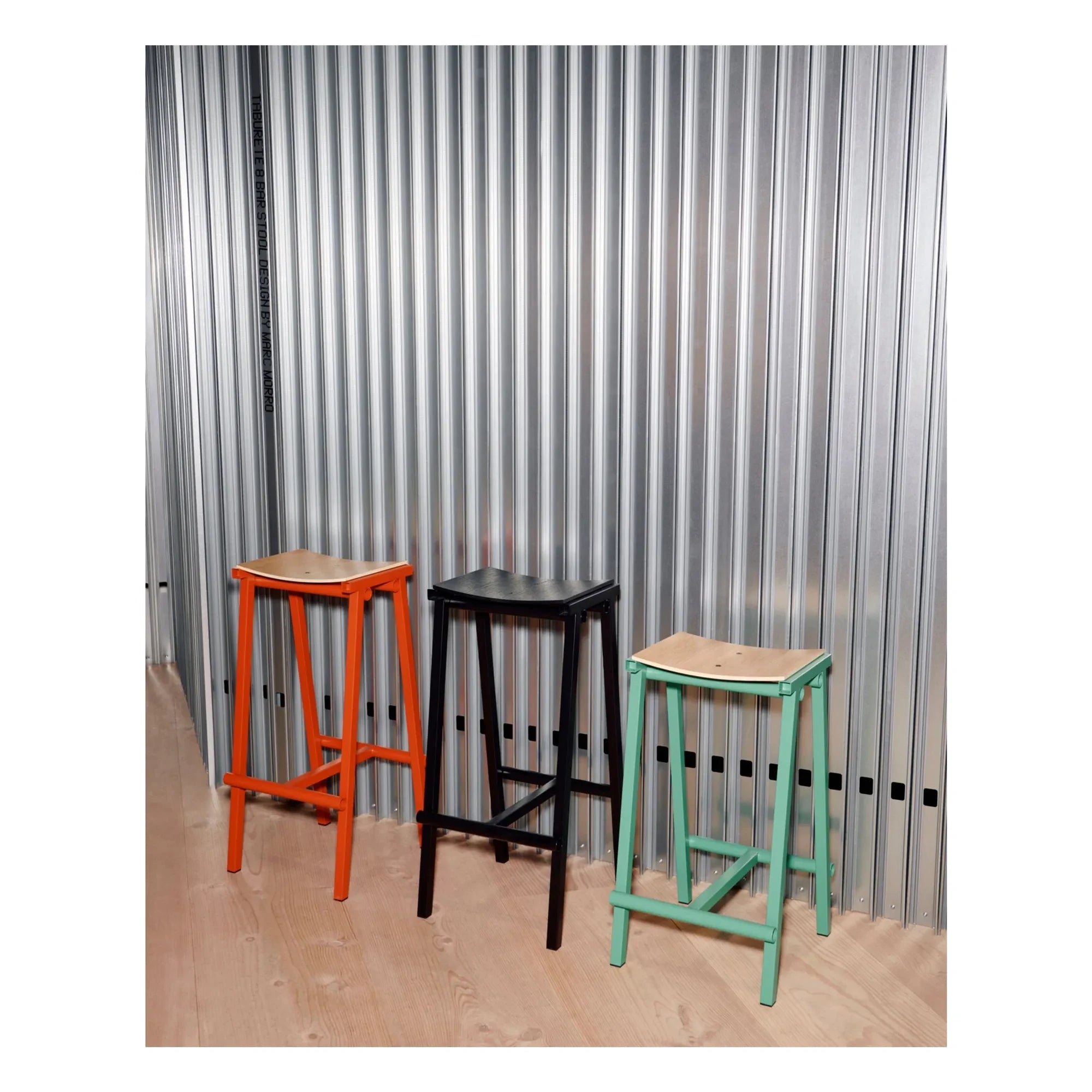 Hay - 75 cm Yüksek Tabure 8 | Siyah