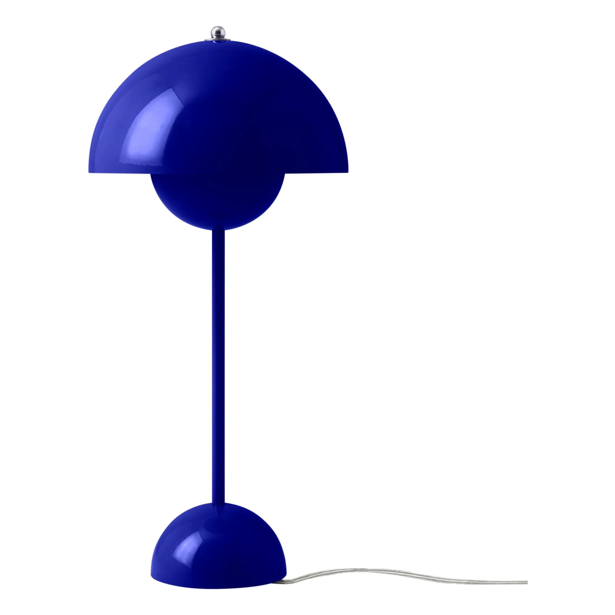 & Tradition – VP3 Flowerpot Tischleuchte – Verner Panton, 1969 | Blau