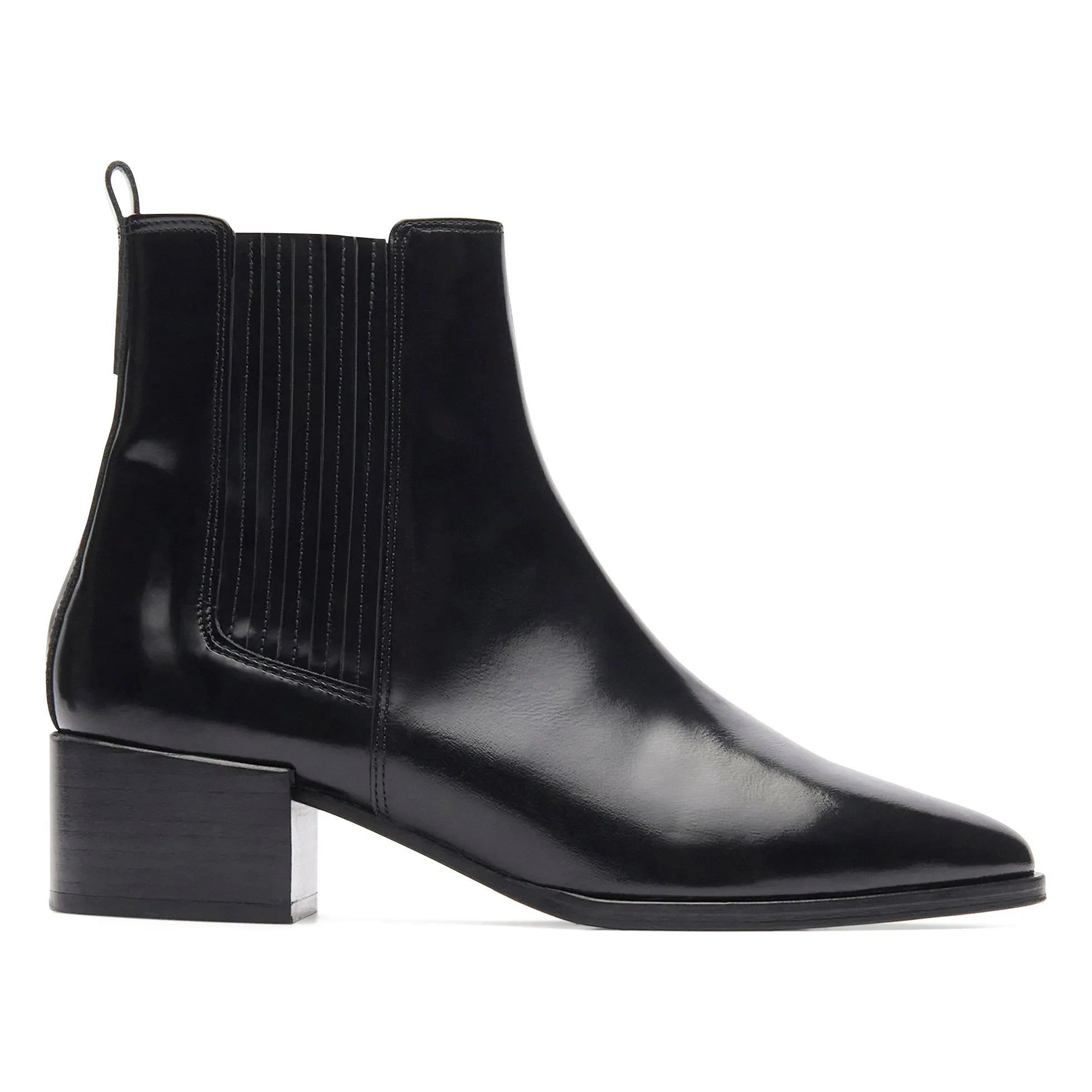 Rivecour - Nr. 408 Stiefel aus Glattleder | Schwarz