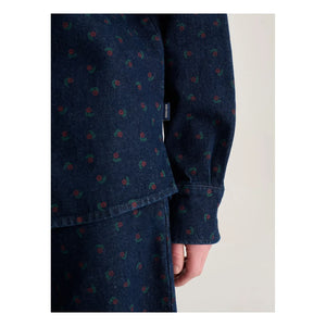 Bobo Choses – Swamp Whirl Bio-Baumwollhemd | Marineblau