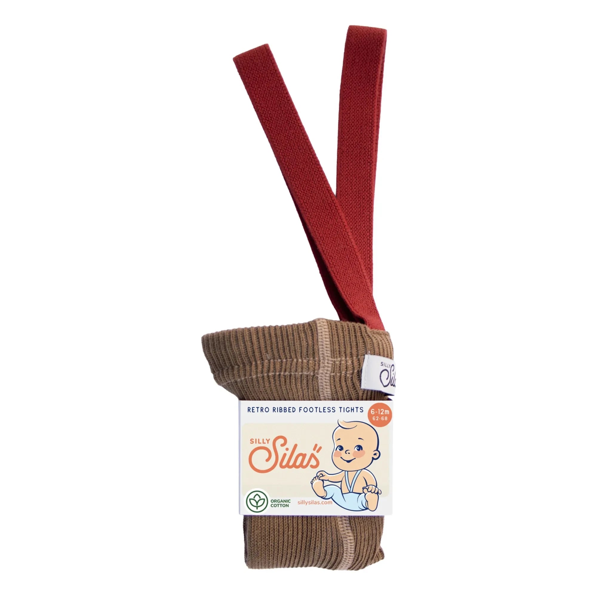 Silly Silas - Weihnachts-Strumpfhose aus Bio-Baumwolle | Olivgrün