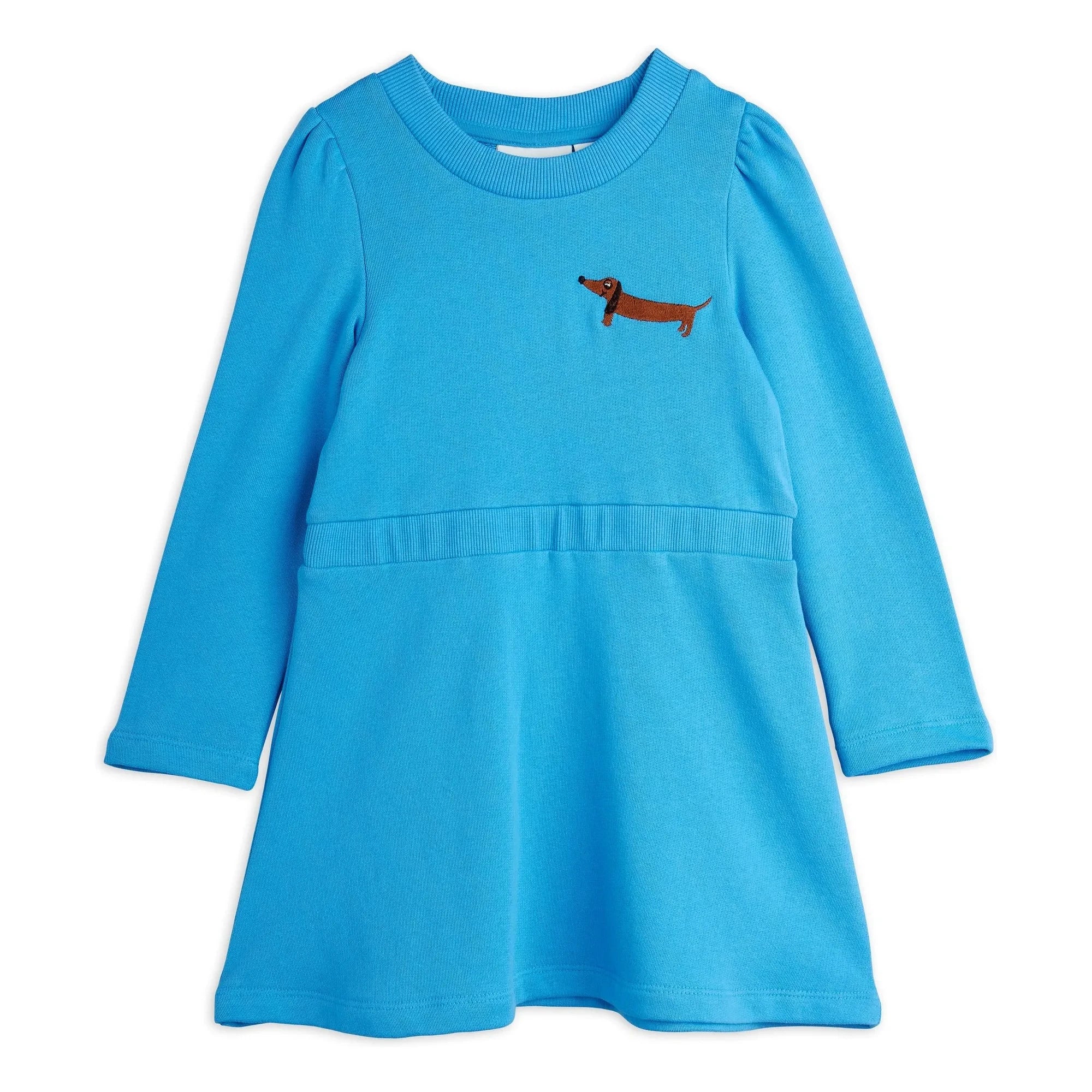 Mini Rodini - Dackel Bio-Baumwollkleid | Blau