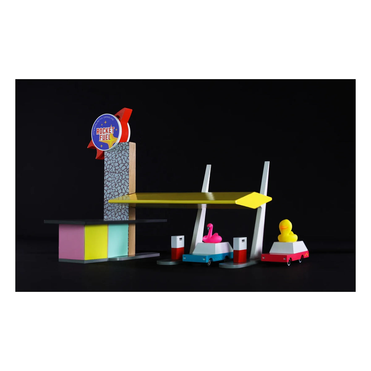 Candylab - Ahşap Benzin İstasyonu
