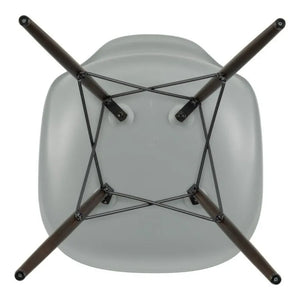 Vitra - DSW Plastik Stuhl - Ahornuntergestell - Charles & Ray Eames | Hellgrau
