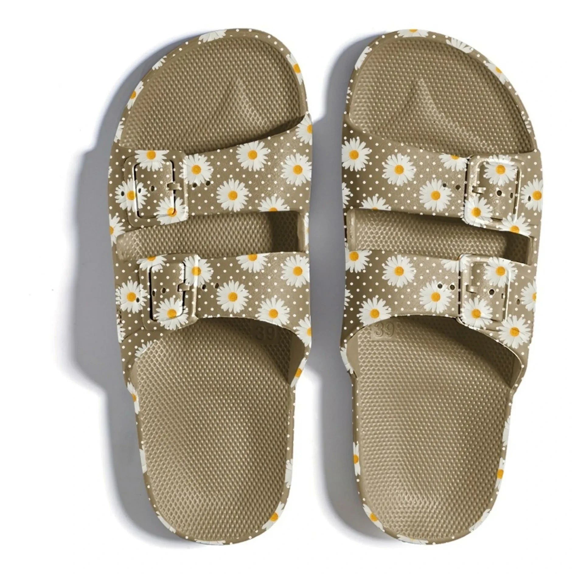 Freedom Moses - Schicke Blumen-Sandalen | Khaki