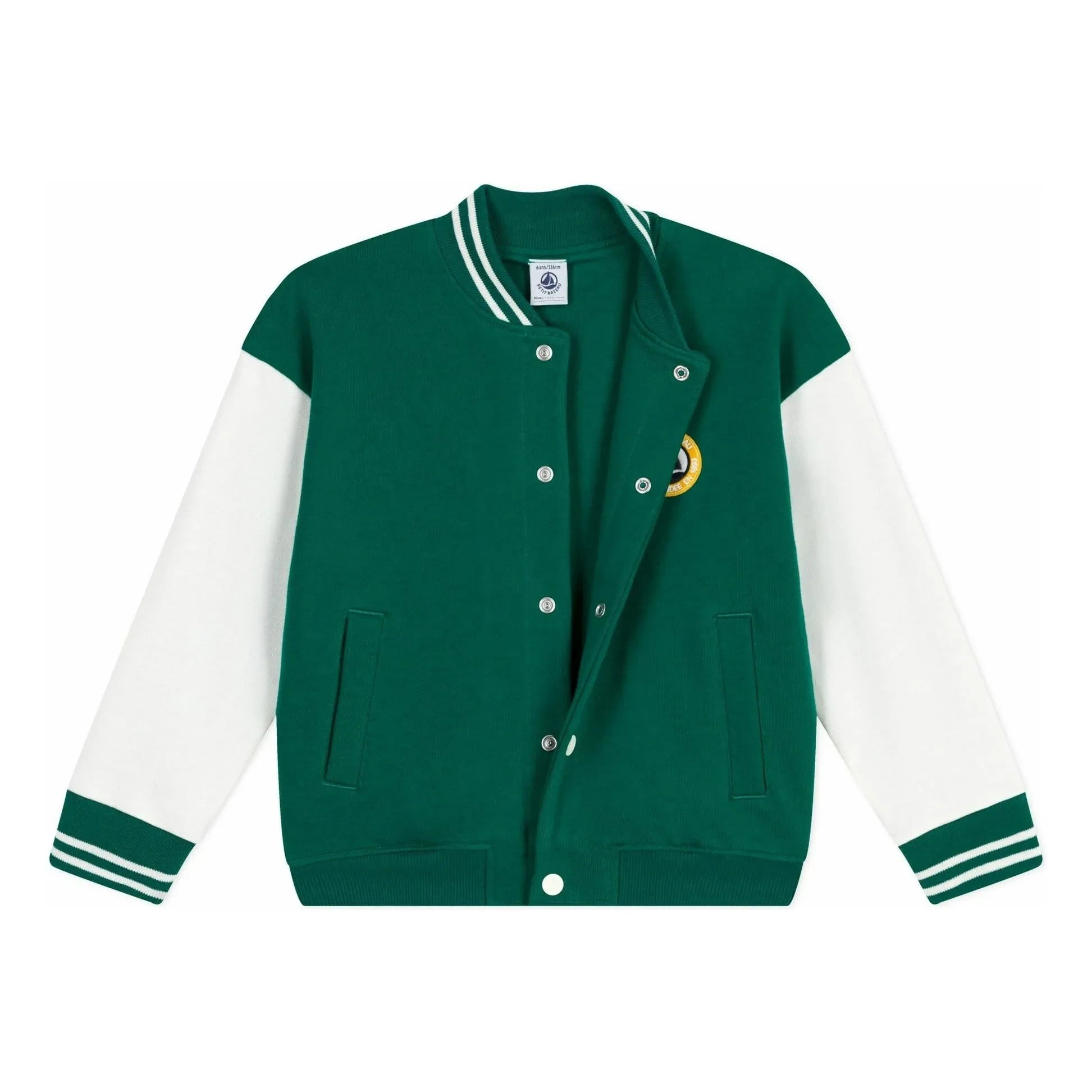 Petit Bateau - Teddyjacke | Chromgrün