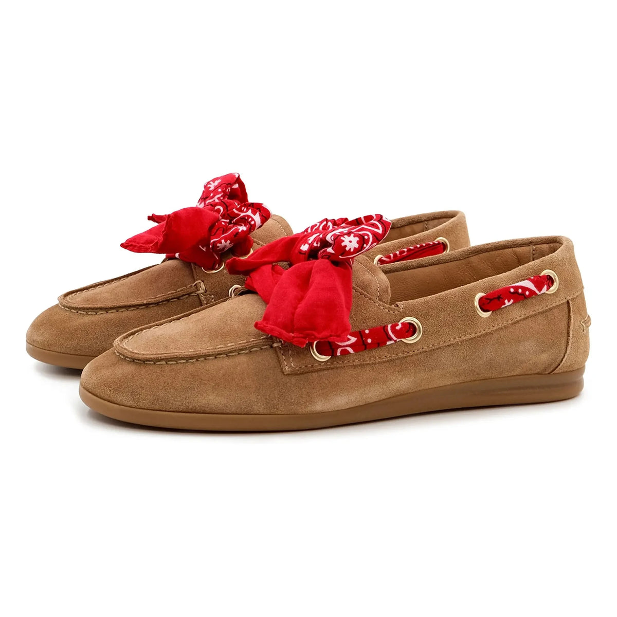 Toral - Nahua Bandana Wildleder Bootsschuhe | Braun