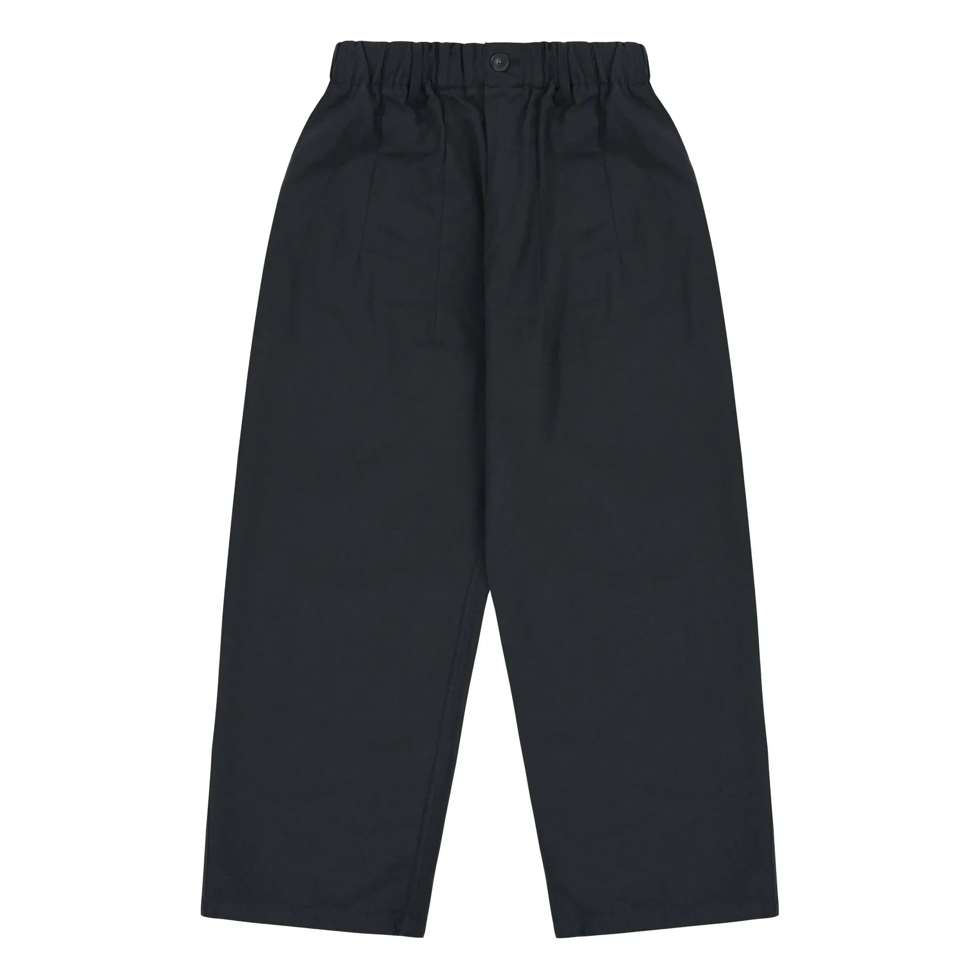 Kappy - Weite Hose mit Falten-Detail | Marineblau