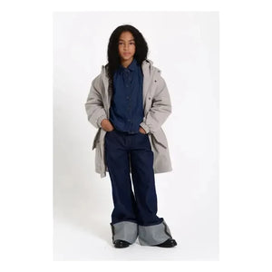 Finger in the nose - Crush Kurzes Jeanshemd | Denim brut