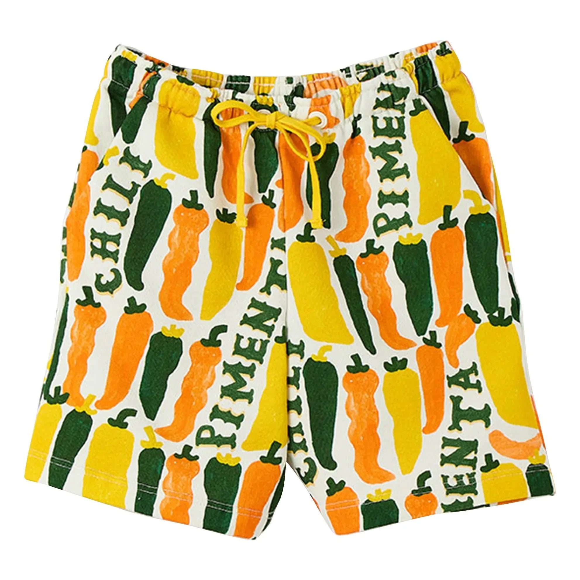Fabula - Peppers Fleece-Shorts | Gelb