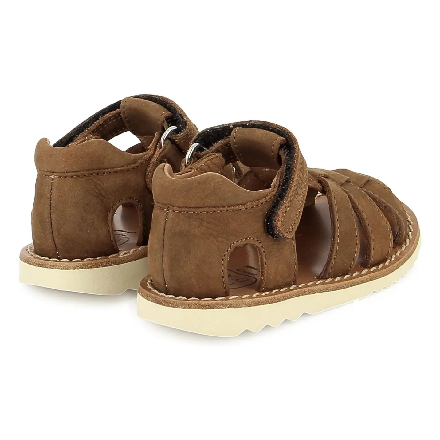 Pom d'Api - Waff Papy Nubuk Sandalen | Braun