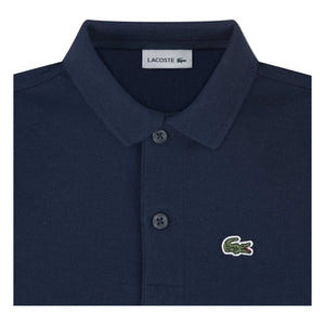 Lacoste - Marineblaues Polo mit Logo