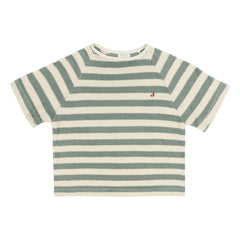 Jenest - To Rayé Bio-Baumwoll-T-Shirt | Khaki