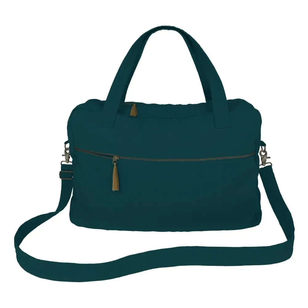 Numero 74 - Bio-Baumwolle Weekender Tasche | Teal Blue S022