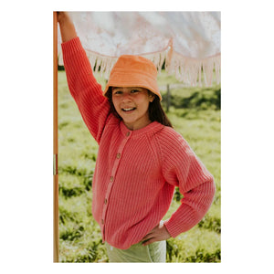 Yuki – Bio-Baumwoll-Raglan-Cardigan | Blush