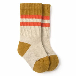 Cozmo - Renk Bloklu Çoraplar | Fildişi