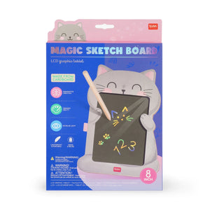 Legami - Kitty Portable LCD Drawing Board in Cardboard - Sihir Sketch Board