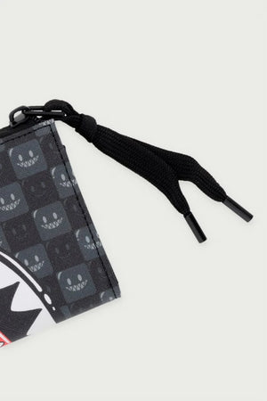 Sprayground - Haifische in Paris Graue Kunstleder Geldbörse 910W9315NSZ
