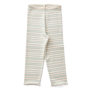 Soor Ploom - Bio-Baumwolle Wavy Capri Leggings | Salbeigrün