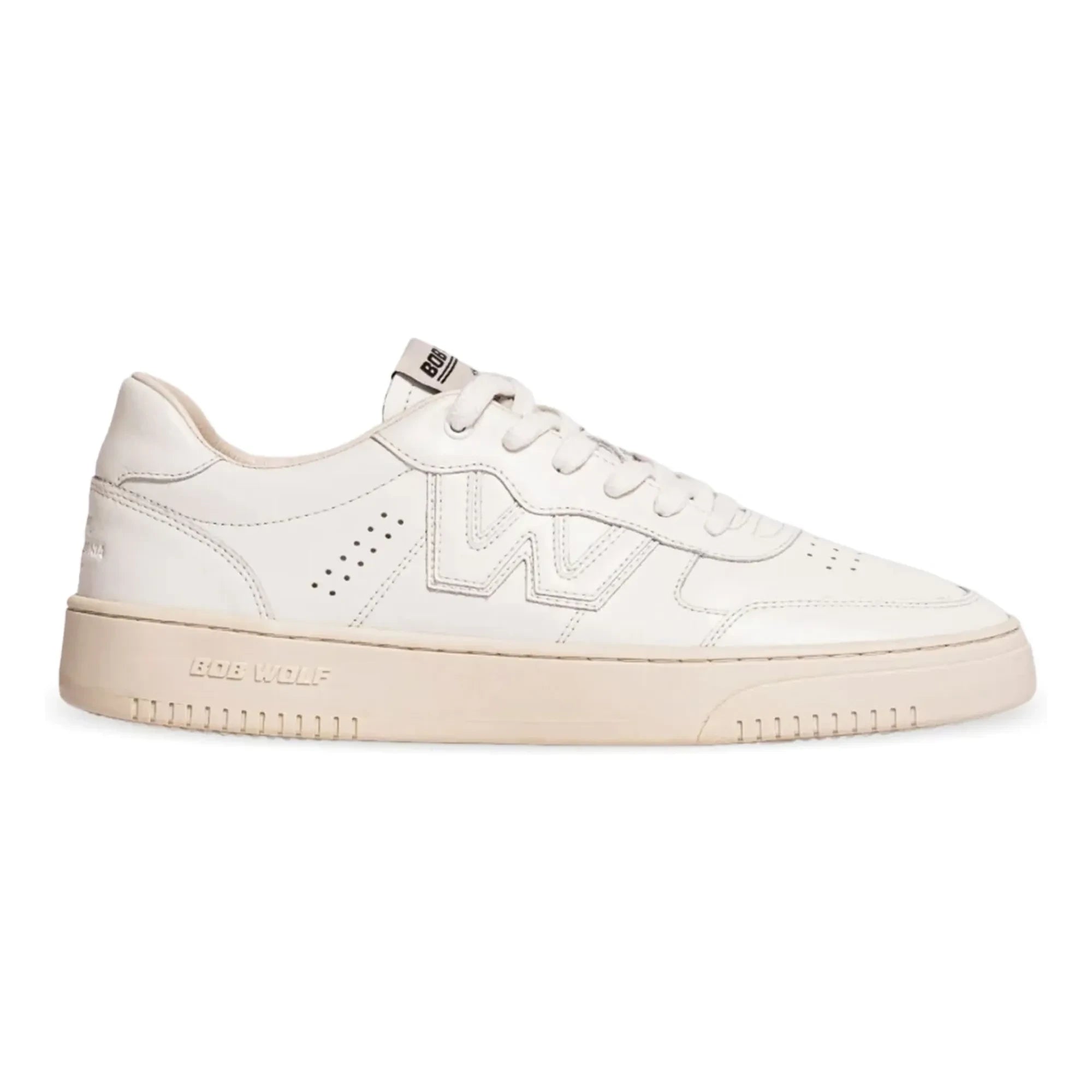 Bob Wolf - Legacy Leder-Sneaker | Weiß