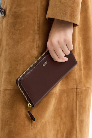 Coach Damen Leder Geldbörse Accordion Zip