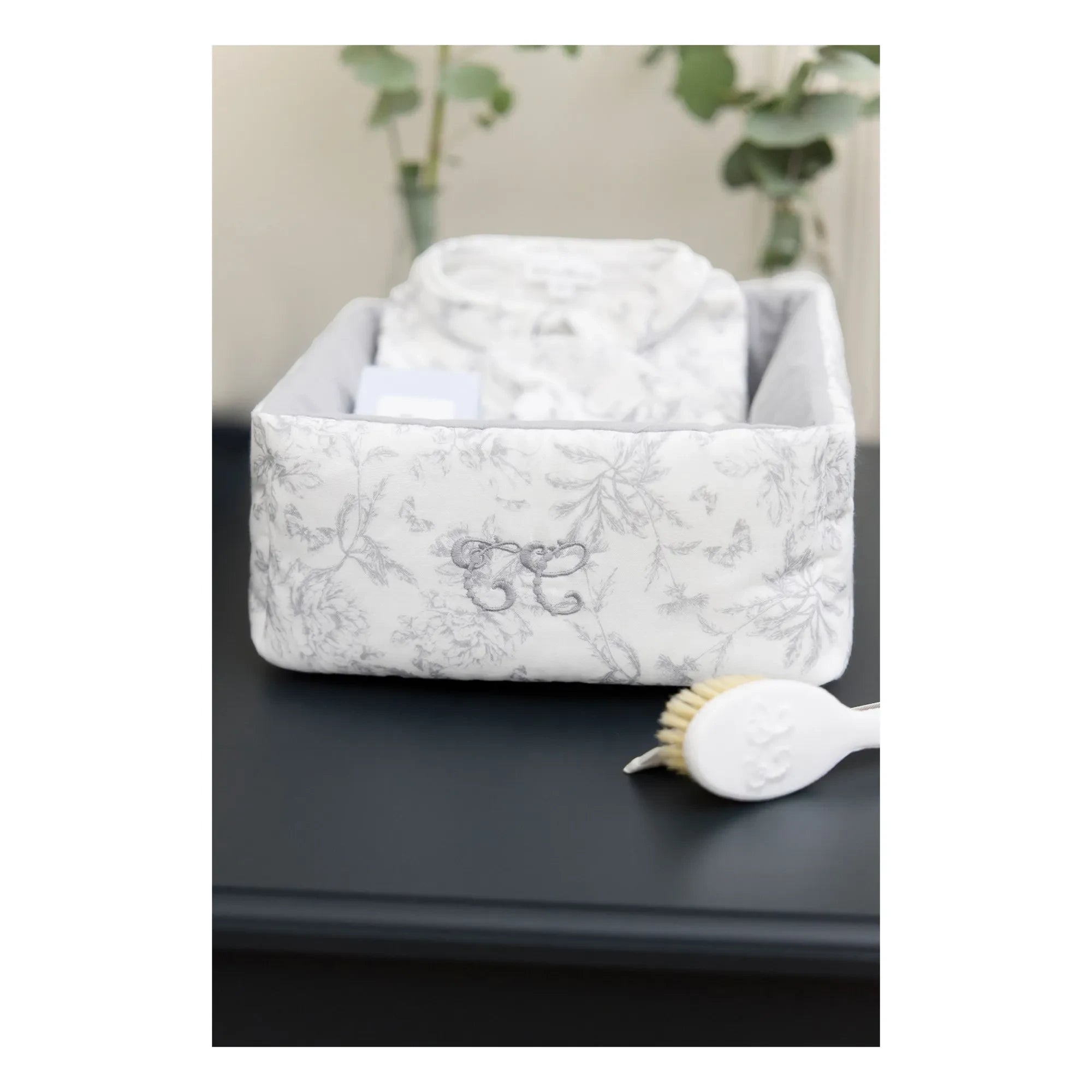 Tartine et Chocolat - Toile-de-Jouy-Korb | Grau