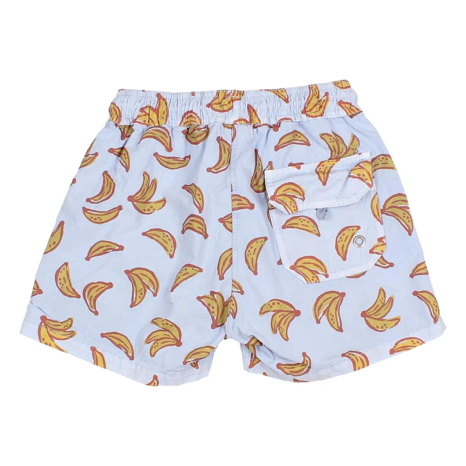 Búho - Banana Badeshorts aus Bio-Popeline | Eisblau