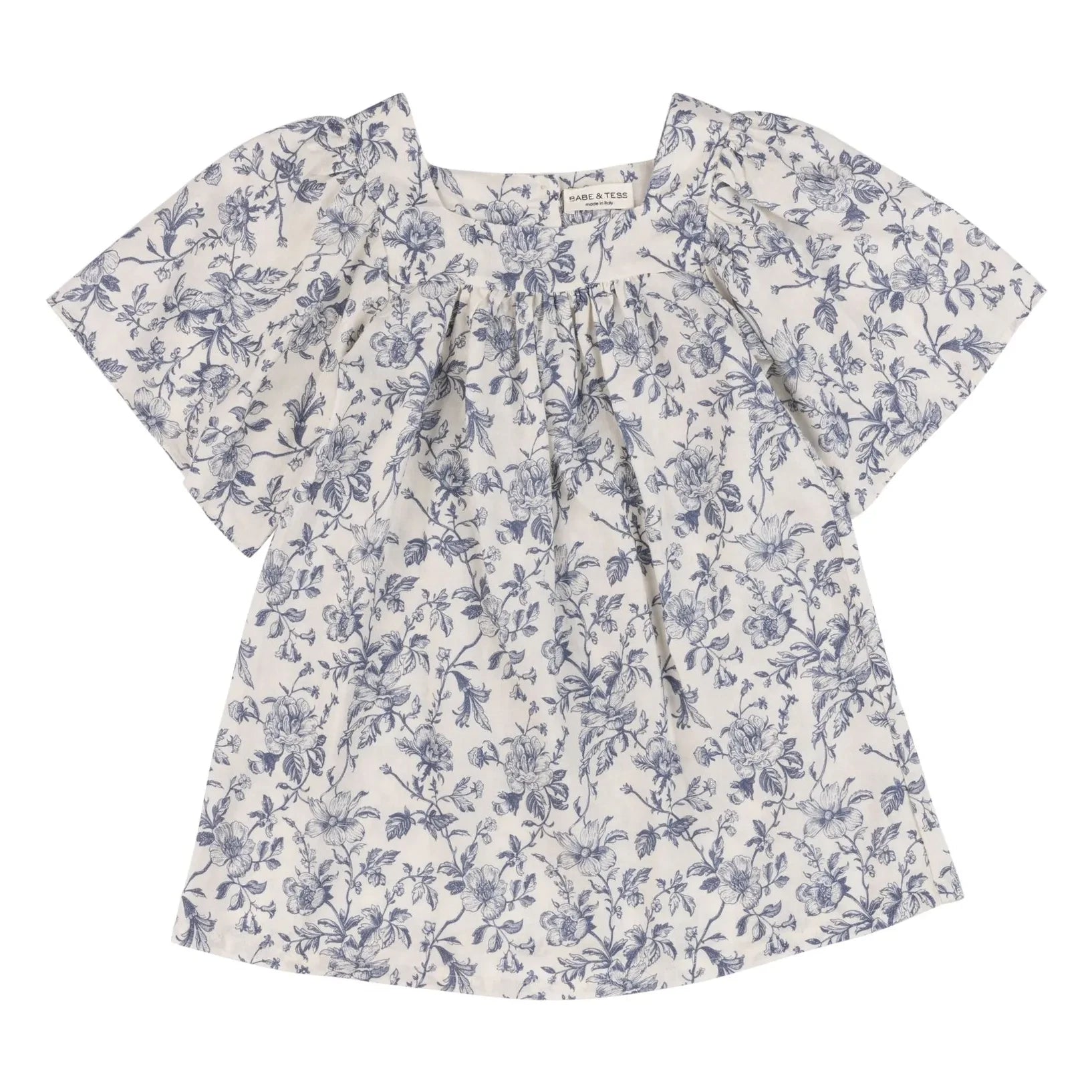 Babe & Tess - Ada Fleurie Leinenkleid | Ecru