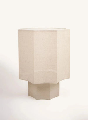 Olsson & Jensen - Forli Stoff-Tischlampe | Ecru