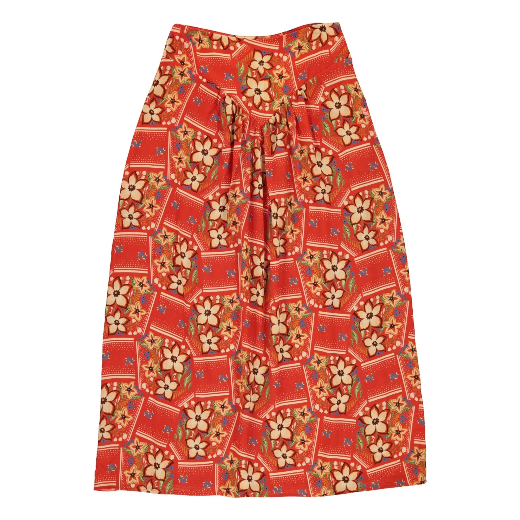 Sisters Department – Rock mit Blumenmuster | Rot