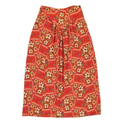Sisters Department – Rock mit Blumenmuster | Rot