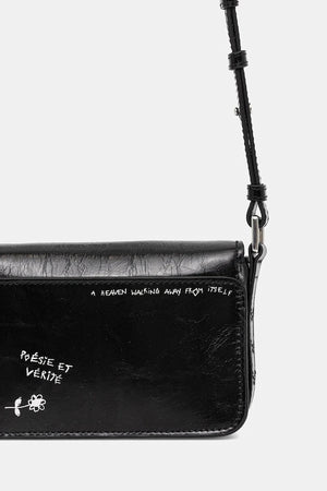 ZADIG&VOLTAIRE LE ZAZI VINTAGE GRAFFITI Deri Çanta