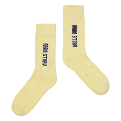 Main Story - Socken aus Bio-Baumwolle | Blassgelb