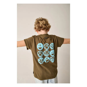 Tumble N'Dry - Recyceltes Baumwoll-Surface T-Shirt | Khaki-Braun
