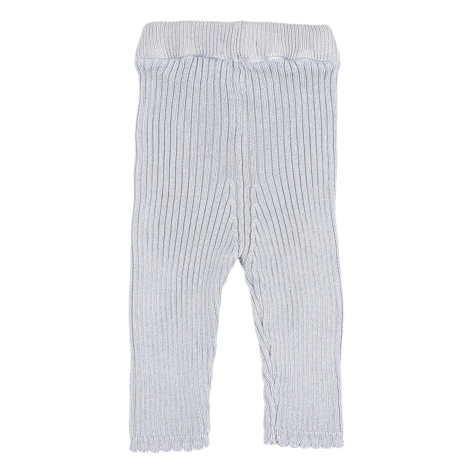 Búho - Leggings aus Bio-Baumwolle mit Kordelzug | Hellblau