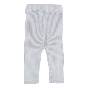 Búho - Leggings aus Bio-Baumwolle mit Kordelzug | Hellblau