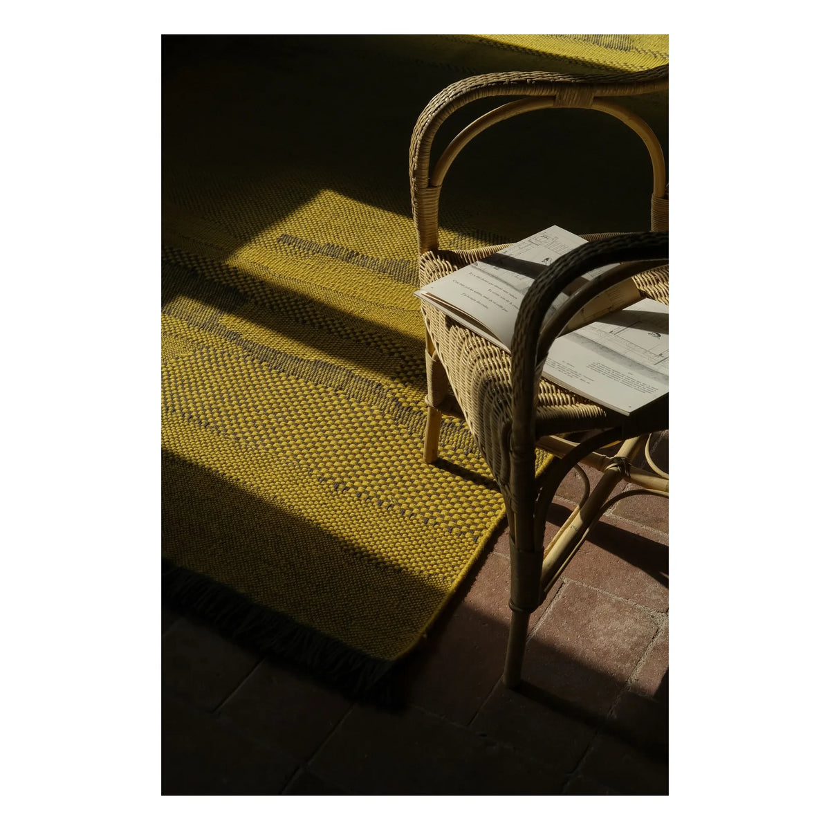Nanimarquina - Wasabi Wollteppich | Senfgelb