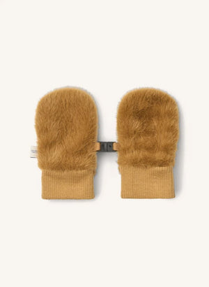 Liewood - Lizzy Bear Fäustlinge aus Fleece aus recycelter Faser | Karamell