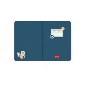 Legami - 16-Monat wöchentlicher Foto-Tagebuch für 2026/2027 - Reisesticker - Klein mit Notizbuch