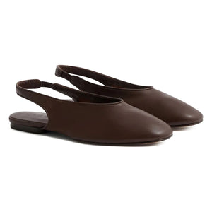 Soeur - Emmett Leder-Ballerinas | Schokolade