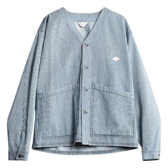 Wooden Store - Cardigan Giacca Loco | Grau-Blau