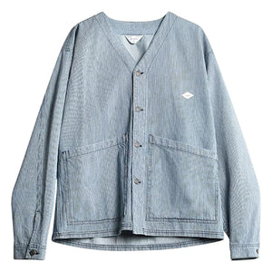 Wooden Store - Cardigan Giacca Loco | Grau-Blau