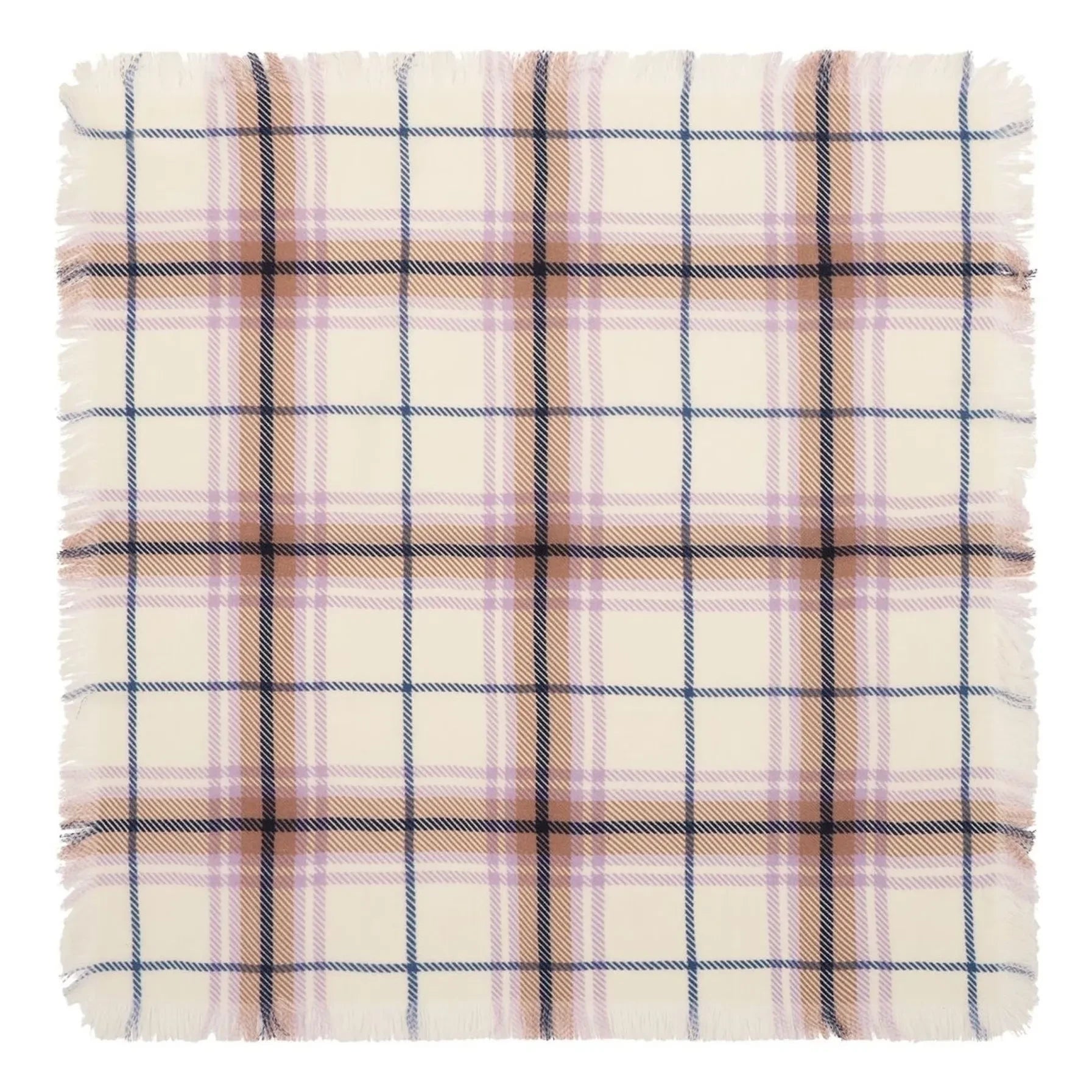 Bompard – Mini Schal Tartan aus Kaschmir | Mauve