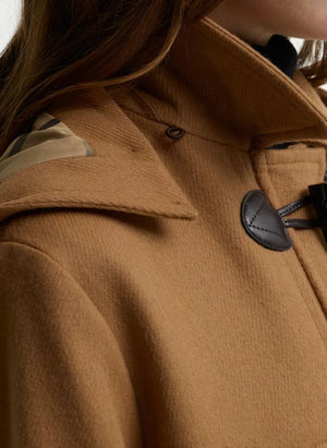 Barbour - Melody Woll-Duffle-Jacke | Beige