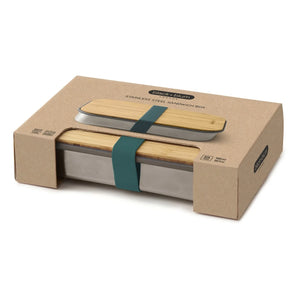 Black + Blum - Brotdose aus Edelstahl | Blau