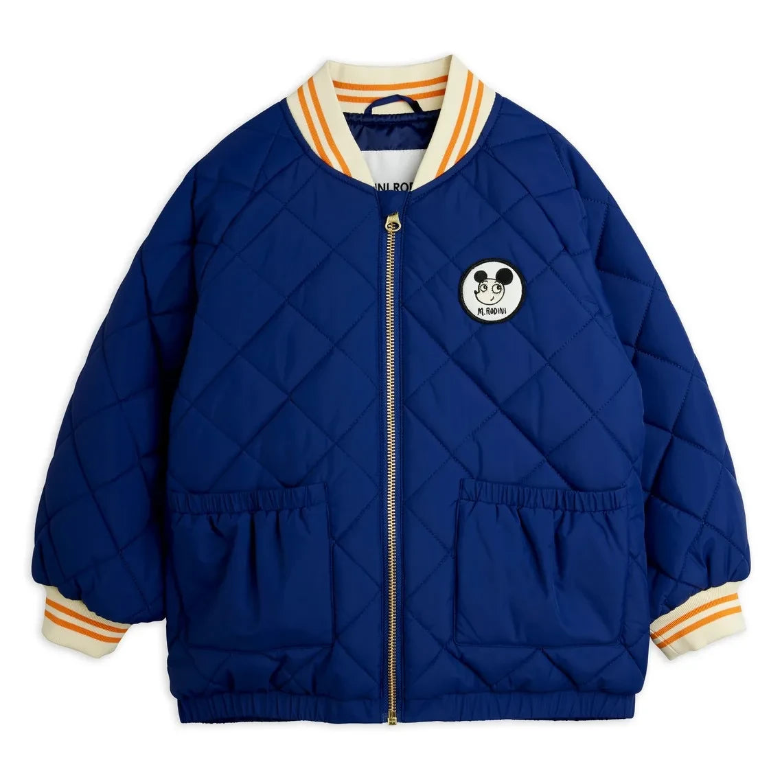 Mini Rodini - Gesteppte Pufferjacke aus recycelten Fasern | Dunkelblau