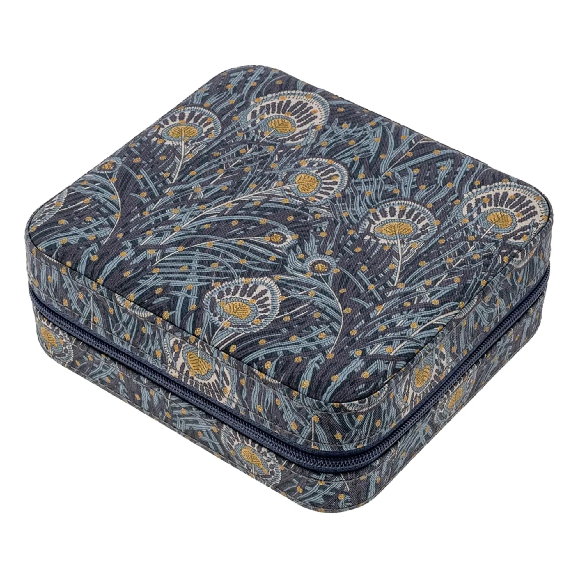 Bon Dep - Square MW Liberty Queen Hera Dot Schmuckschatulle | Nachtblau