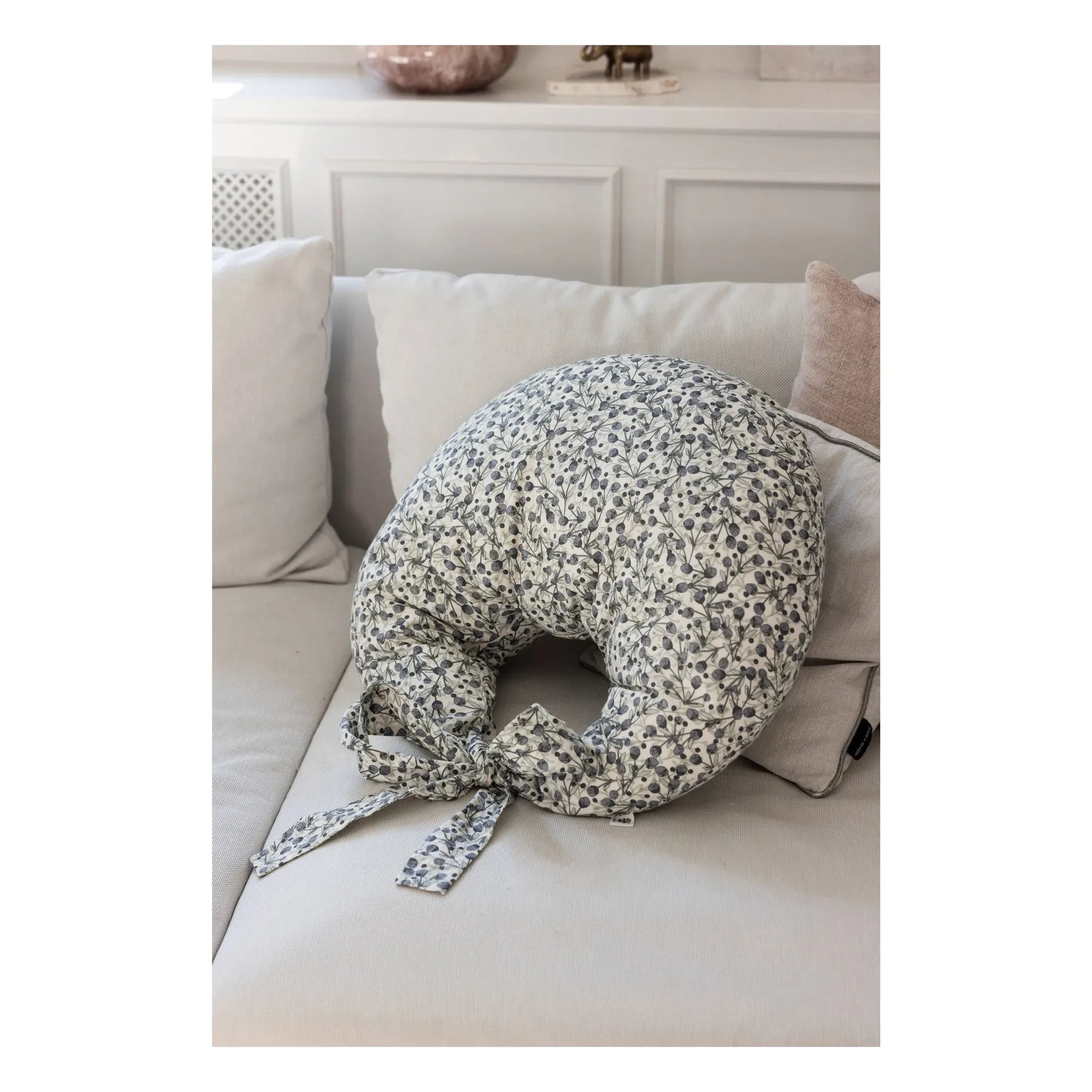 Sebra - Stillkissen Olive Blau | Blau
